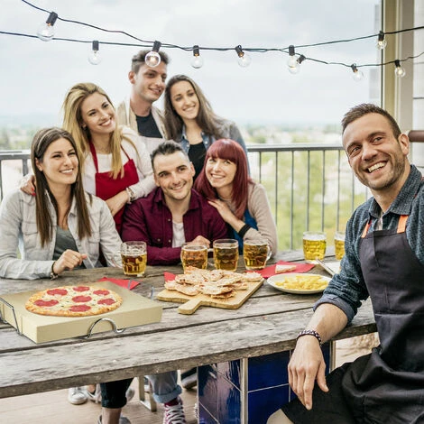 Relaxdays Pierre à Pizza Avec Support En Métal Et Pelle à Pizza En Bois Spatule Pierre à Pain HxlxP: 7 X 43 X 31,5 Cm Four Pizza Flammèches, Nature 6 Relaxdays Pierre à Pizza Avec Support En Métal Et Pelle à Pizza En Bois Spatule Pierre à Pain HxlxP: 7 X 43 X 31,5 Cm Four Pizza Flammèches, Nature – Image 4