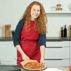 Relaxdays Pelle à Pizza En Bambou 45 Cm Grande Planche Cuisson Au Four Pain Tarte Flambée Poignée, Nature -Four à pizza Soldes 2022 10367829 4