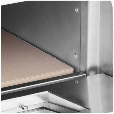 ROYAL CATERING Four A Pizza Electrique Four Pizza Professionnel Pain 2 Chambres Chamotte 3000 W - Gris 7 ROYAL CATERING Four A Pizza Electrique Four Pizza Professionnel Pain 2 Chambres Chamotte 3000 W - Gris – Image 5