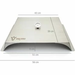 BBQ-Toro Rehousse De Pizza En Acier Inoxydable Pour Grill à Gaz | 56 X 39 Cm | Couverture De Pizza -Four à pizza Soldes 2022 18087459 3