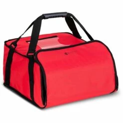 ROYAL CATERING Sac De Livraison Isotherme Pour Repas Chauds Capacité 4 Boites À Pizza 35x35cm - Noir