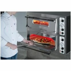 Royal Catering Four À Pizza Électrique 2 Étages @ 66x99x14cm 14,4kW 400V 455°C - Bleu, Blanc, Marron 10 Royal Catering Four À Pizza Électrique 2 Étages @ 66x99x14cm 14,4kW 400V 455°C - Bleu, Blanc, Marron -Four à pizza Soldes 2022 31841768 4