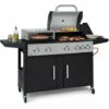 Klarstein Kingsville XL Barbecue Combiné Gaz Four à Pizza 20,5 KW 5+1 Brûleurs -Four à pizza Soldes 2022 34686571 1