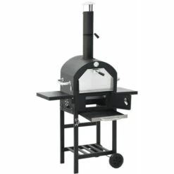 YOUTHUP Four à Pizza D'extérieur Avec Pierre à Pizza - Noir -Four à pizza Soldes 2022 34749244 3