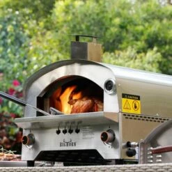 Bighorn Four à Pizza Portable à Gaz Avec Plaque Céramique 13 Pouces Barbecue - Acier Inoxydable+Marron 9 Bighorn Four à Pizza Portable à Gaz Avec Plaque Céramique 13 Pouces Barbecue - Acier Inoxydable+Marron -Four à pizza Soldes 2022 36001061 3