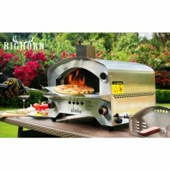 Bighorn Four à Pizza Portable à Gaz Avec Plaque Céramique 13 Pouces Barbecue - Acier Inoxydable+Marron 10 Bighorn Four à Pizza Portable à Gaz Avec Plaque Céramique 13 Pouces Barbecue - Acier Inoxydable+Marron -Four à pizza Soldes 2022 36001061 4