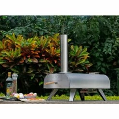 Four à Pizza Portable à Granulés De Bois Alimentaire En Acier Inoxydable Four à Pizza Portable Bighorn Avec Plaque Céramique De 12 Pouces ; Pieds Pliables - Acier Inoxydable -Four à pizza Soldes 2022 36001070 5