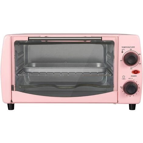 WOLTU Mini Four électrique Avec Minuterie.Four à Rôtir.12 Litres. 800 W. Rose 3 WOLTU Mini Four électrique Avec Minuterie.Four à Rôtir.12 Litres. 800 W. Rose