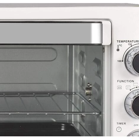 WOLTU Mini Four électrique Avec Minuterie.Four à Rôtir.32 Litres. 1600 W. Blanc 3 WOLTU Mini Four électrique Avec Minuterie.Four à Rôtir.32 Litres. 1600 W. Blanc – Image 2