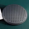 DONTODENT Plaque Pizza, Ronde, Perforée, Antiadhésive, Tartes Flambées, En Acier, Moule, 12inch, Anthracite, 1pcs
