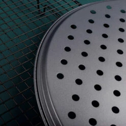 DONTODENT Plaque Pizza, Ronde, Perforée, Antiadhésive, Tartes Flambées, En Acier, Moule, 12inch, Anthracite, 1pcs -Four à pizza Soldes 2022 40431070 2