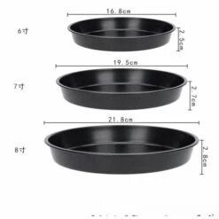THSINDE Ensemble De 3 Plaques De Cuisson à Pizza Ronde Avec Revêtement Antiadhésif Pour Pizzas Et Tartes -Four à pizza Soldes 2022 42450278 4