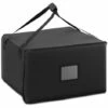 ROYAL CATERING Sac De Livraison Isotherme Professionnel 5 Ou 6 Boites À Pizza De 45,7 X 45,7 Cm - Argent, Noir