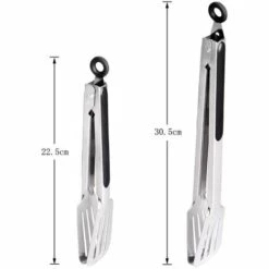 Pinces De Cuisine De Qualité Supérieure En Acier Inoxydable Avec Poignée Anti-Glisse En Silicone 9 Pouces Et 12 Pouces Fontainebleau 2Pcs -Four à pizza Soldes 2022 44559929 2