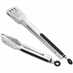 Pinces De Cuisine De Qualité Supérieure En Acier Inoxydable Avec Poignée Anti-Glisse En Silicone 9 Pouces Et 12 Pouces Fontainebleau 2Pcs -Four à pizza Soldes 2022 44559929 4