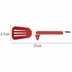 Pince Ustensiles De Cuisine En Acier Inoxydable Et Silicone Alimentaire,Pince De Cuisine Résistant à Chaleur 27*5.7cm Fontainebleau 2Pcs Noir Rouge -Four à pizza Soldes 2022 44560667 3