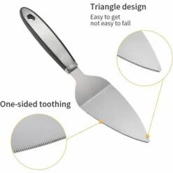 TINOR 2 Pièces Coupe-Pizza, Roulettes à Pizza Et Pelle à Pizza Set Acier Inoxydable Avec Manche Antidérapant Pour Tarte, Pizza Ou Gâteau, Passe Au Lave-Vaisselle -Four à pizza Soldes 2022 45809979 3