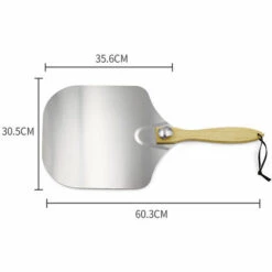 SUN FLOWERIT Pelle A Pizza - Spatule Professionnelle Cuisson Authentique - Pelle Pizza - Pelle à Pizza Aluminium Et Bois -Four à pizza Soldes 2022 47202606 3