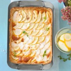 RELAXDAYS Moule Tarte Rectangulaire, Lot De 4, Perforé, Antiadhésif, Carré, Quiches, Tartes Flambées, HLP 5x32x21,5 Cm, Anthracite -Four à pizza Soldes 2022 48843802 3