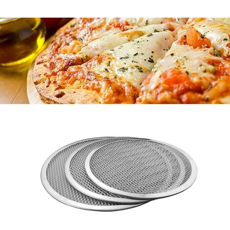 BEARSU Grille De Cuisson En Aluminium Pour Pizza, Moules Et Plaques à Pizza Pour Grille De Barbecue (11 Inches) 5 BEARSU Grille De Cuisson En Aluminium Pour Pizza, Moules Et Plaques à Pizza Pour Grille De Barbecue (11 Inches) – Image 3