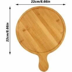 BEARSU Planche à Pizza En Bambou, Plateau à Pizza, Plat à Pizza Rond, Plateau à Pizza Avec Poignée, Utilisé Pour Cuire Des Pizzas, Du Pain, Couper Des Fruits, Des Légumes, Du Fromage -Four à pizza Soldes 2022 51167469 2