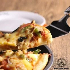 VERSAILLESFR Pelle à Tarte Et Pizza - En Acier Inoxydable - Argentée Et Noire - 25 Cm -Versailles -Four à pizza Soldes 2022 51213550 4