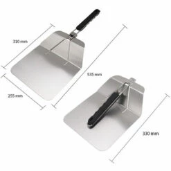 Spatule à Pizza - Lifter, Grande Pelle à Pizza En Acier Inoxydable, Pelle à Pizza Avec Grande Longueur Pliable, Accessoire De Four Bol à Pain,Starlight -Four à pizza Soldes 2022 51215510 3