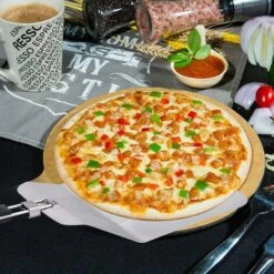 Spatule à Pizza - Lifter, Grande Pelle à Pizza En Acier Inoxydable, Pelle à Pizza Avec Grande Longueur Pliable, Accessoire De Four Bol à Pain,Starlight -Four à pizza Soldes 2022 51215510 4