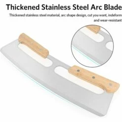 Coupe Pizza 14 Pouces, Coupe-Pizza à Bascule Avec Double Manche En Bois, Lame De Trancheuse à Pizza En Acier Inoxydable Avec Housse De Protection, Adapté Pour Couper La Pizza,Starlight 9 Coupe Pizza 14 Pouces, Coupe-Pizza à Bascule Avec Double Manche En Bois, Lame De Trancheuse à Pizza En Acier Inoxydable Avec Housse De Protection, Adapté Pour Couper La Pizza,Starlight -Four à pizza Soldes 2022 51215546 3