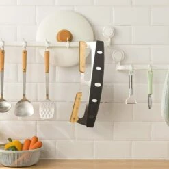 Coupe Pizza 14 Pouces, Coupe-Pizza à Bascule Avec Double Manche En Bois, Lame De Trancheuse à Pizza En Acier Inoxydable Avec Housse De Protection, Adapté Pour Couper La Pizza,Starlight 11 Coupe Pizza 14 Pouces, Coupe-Pizza à Bascule Avec Double Manche En Bois, Lame De Trancheuse à Pizza En Acier Inoxydable Avec Housse De Protection, Adapté Pour Couper La Pizza,Starlight -Four à pizza Soldes 2022 51215546 5