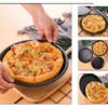 ZHUOXUAN Ensemble De 3 Plaques De Cuisson à Pizza Ronde Avec Revêtement Antiadhésif Pour Pizzas Et Tartes -Four à pizza Soldes 2022 51460553 1