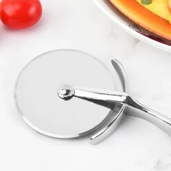 ZHUOXUAN Roulette à Pizza En Acier Inoxydable Découpe Pizza Poignée Ergonomique Couteau à Pizza Lame Durable