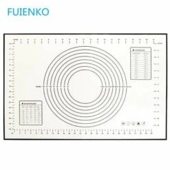 Tampon En Silicone Antiadhésif Noir 60x40cm FUIENKO