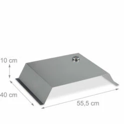 Relaxdays Four Pizza Barbecue, Avec Thermomètre, Accessoire En Inox, HLP: 10 X 55,5 X 40 Cm, BBQ, Gaz, Charbon, Argenté 11 Relaxdays Four Pizza Barbecue, Avec Thermomètre, Accessoire En Inox, HLP: 10 X 55,5 X 40 Cm, BBQ, Gaz, Charbon, Argenté -Four à pizza Soldes 2022 52205022 5