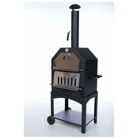 RED FIRE Four A Pizza Et Fumoir Lorenzo - L.64,5 X P.47,5 X H.162 Cm 4 RED FIRE Four A Pizza Et Fumoir Lorenzo - L.64,5 X P.47,5 X H.162 Cm – Image 2