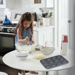 RELAXDAYS Moule Muffin, Lot De 4, Plaques De 12, Revêtement Antiadhésif, Acier Au Carbone, Cupcakes, Ø 6,5 Cm, Gris -Four à pizza Soldes 2022 52564762 4