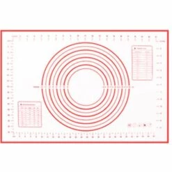 SUPERSELLER Accessoire De Four à Pizza Silicone Making Baking Mat BBQ Mat Avec Clear Scale Design Lavable Rotatif Pour L'utilisation Quotidienne De La Cuisine à Domicile - Type 2