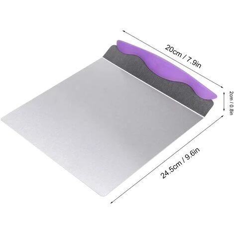 Fei Yu Racloir à Pâte, Spatule à Biscuits En Acier Inoxydable Spatule à Gâteau Pousseur De Gâteau Pelle De Transfert Racloir Pour Fond De Tarte, Pain, Gâteau 5 Fei Yu Racloir à Pâte, Spatule à Biscuits En Acier Inoxydable Spatule à Gâteau Pousseur De Gâteau Pelle De Transfert Racloir Pour Fond De Tarte, Pain, Gâteau – Image 3