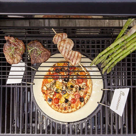 Pierre à Pizza Ronde Ø30,5 Cm Landmann 02643 - Adaptée à La Gamme Triton MaxX 5 Pierre à Pizza Ronde Ø30,5 Cm Landmann 02643 - Adaptée à La Gamme Triton MaxX – Image 3