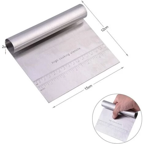 ALMI Cortador De Raspador De Masa De Acero Inoxidable Para El Hogar, Cortador De Pizza, Cortador De Pastel, Decoración, Herramientas De Pastelería Para Hornear 4 ALMI Cortador De Raspador De Masa De Acero Inoxidable Para El Hogar, Cortador De Pizza, Cortador De Pastel, Decoración, Herramientas De Pastelería Para Hornear – Image 2