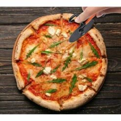 LONGZIMING Anti-adhésif En Acier Inoxydable Roulette à Pizza Découpe-Pizza Couteau De Pizza Vélo Décoration Idéale Et Cadeau-orange -Four à pizza Soldes 2022 53467173 2
