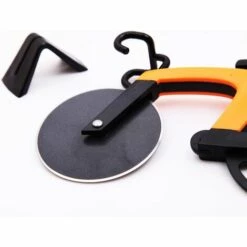 LONGZIMING Anti-adhésif En Acier Inoxydable Roulette à Pizza Découpe-Pizza Couteau De Pizza Vélo Décoration Idéale Et Cadeau-orange -Four à pizza Soldes 2022 53467173 3