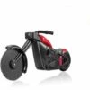 ECHOO Roulette à Pizza En Plastique En Forme De Moto En Acier Inoxydable（rouge）