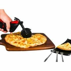 ECHOO Roulette à Pizza En Plastique En Forme De Moto En Acier Inoxydable（rouge） -Four à pizza Soldes 2022 54292809 3