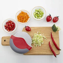 ECHOO Roulette à Pizza En Matériaux De Qualité Supérieure Avec Poignée Ovale Pour Une Prise En Main Confortable Et Protection Des Doigts (rouge) -Four à pizza Soldes 2022 54292819 5