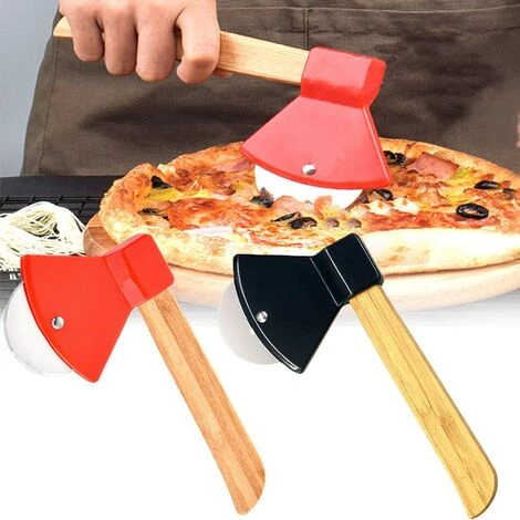 ECHOO 2 Pièces Pizza Roue Cutter Outils, Roulette Pizza Acier Inoxydable, Roue Pizza Drôle, Poids Léger Couteau Pizza, Coupe Pizza Hache, Avec Poignée Antidérapante, Pour Pizza, Gâteaux 4 ECHOO 2 Pièces Pizza Roue Cutter Outils, Roulette Pizza Acier Inoxydable, Roue Pizza Drôle, Poids Léger Couteau Pizza, Coupe Pizza Hache, Avec Poignée Antidérapante, Pour Pizza, Gâteaux – Image 2