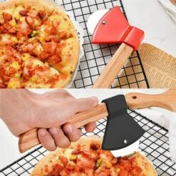 ECHOO 2 Pièces Pizza Roue Cutter Outils, Roulette Pizza Acier Inoxydable, Roue Pizza Drôle, Poids Léger Couteau Pizza, Coupe Pizza Hache, Avec Poignée Antidérapante, Pour Pizza, Gâteaux 11 ECHOO 2 Pièces Pizza Roue Cutter Outils, Roulette Pizza Acier Inoxydable, Roue Pizza Drôle, Poids Léger Couteau Pizza, Coupe Pizza Hache, Avec Poignée Antidérapante, Pour Pizza, Gâteaux -Four à pizza Soldes 2022 54293696 5