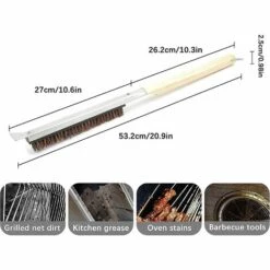 TINOR Brosse De Nettoyage Pour Four à Pizza Avec Grattoir, Manche En Bois, Kit D'accessoires De Cuisine Portable Pour Barbecue 11 TINOR Brosse De Nettoyage Pour Four à Pizza Avec Grattoir, Manche En Bois, Kit D'accessoires De Cuisine Portable Pour Barbecue -Four à pizza Soldes 2022 54497172 5