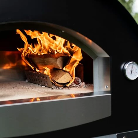 OUTR Four à Pizza Et à Pain Antonio L - Noir / Gris 4 OUTR Four à Pizza Et à Pain Antonio L - Noir / Gris – Image 2
