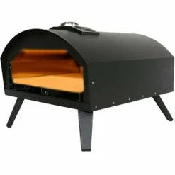 RED DECO Four à Pizza à Gaz Extérieur Avec Pelle PINATUBO Noir Acier L51xl41cm - Noir